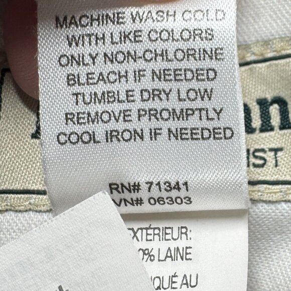 L.L. Bean Men’s 40W Gray Wool Dress Pants Comfort Waist Flat Front - Picture 5 of 14